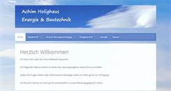 Desktop Screenshot of achim-holighaus.de